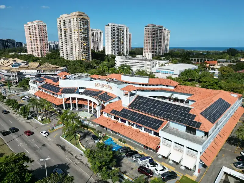 Usina solar: Shopping Millenium