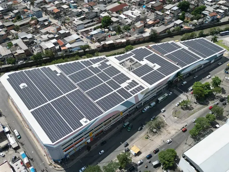 Usina solar: Shopping Pavuna